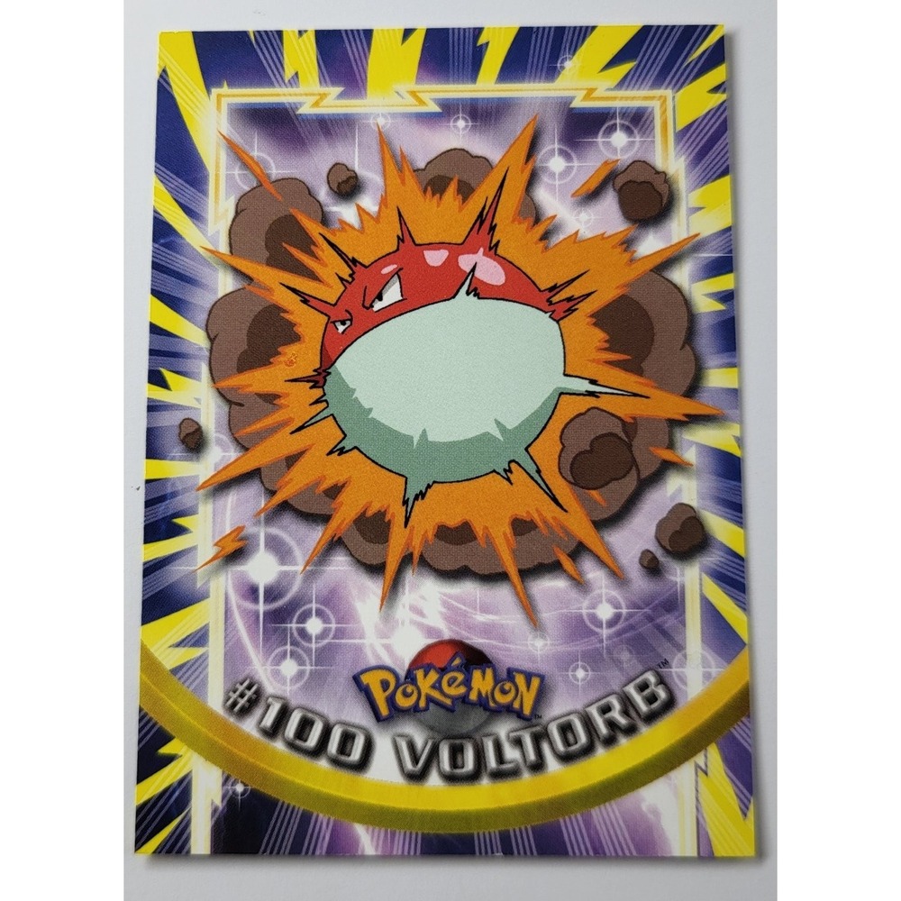 Pokémon Voltorb 2000 Topps TV Animation Edition #100 Electric
